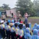 Satlantas Polresta Pati Kenalkan Tertib Lalu Lintas Sejak Dini kepada Siswa PAUD TPQ Al-Husna