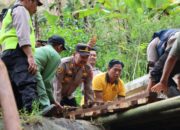 Polresta Pati di Garda Terdepan Bangun Akses Warga, Kapolresta Resmikan Ground Breaking Jembatan Merah Putih Presisi