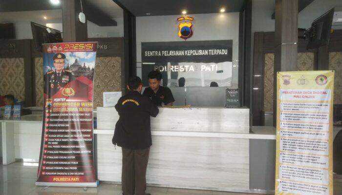SKCK Polresta Pati Kini Serba Digital, Daftar dari Rumah Cetak di Kantor