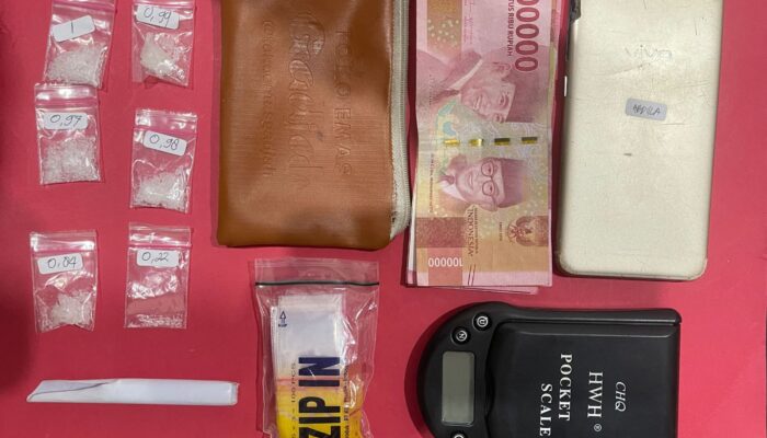 Satresnarkoba Polres Pasuruan Amankan Pengedar Sabu di Gajahbendo, Terancam Hukuman Seumur Hidup