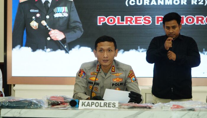 Polres Ponorogo Amankan Pasutri Tersangka Curanmor