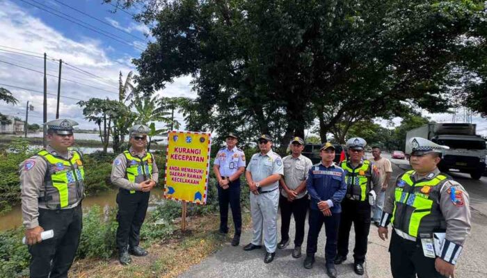 Cegah Timbulnya Korban, Polresta Pati, Dishub dan Jasa Raharja Tangani Titik Blackspot Jalur Pantura