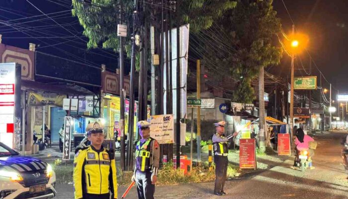 Patroli Malam Ops Ketupat Candi 2026, Satlantas Polresta Pati Pastikan Jalur Pantura Lancar