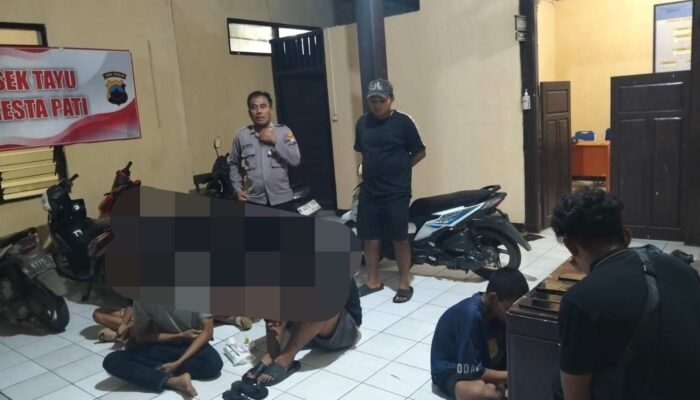 Polisi Gagalkan Rencana Tawuran “Perang Sarung” di Tayu, 7 Remaja Diamankan
