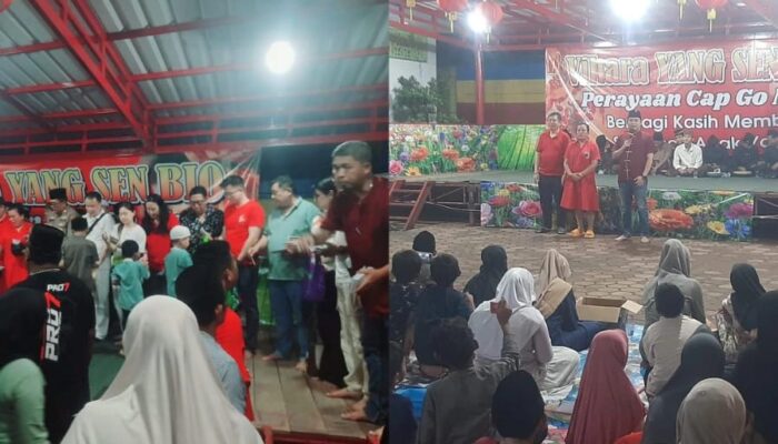 Cap Go Meh Berbagi Kasih, 100 Anak Yatim Terima Santunan di Kediaman Ma Dede
