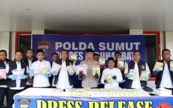 Polres Labuhanbatu Berhasil sita Narkoba 31,5 kilogram sabu dan 30.000, Ekstasi