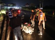 Polres Bangkalan Gelar KRYD Bulan Suci Ramadhan 13 Motor Tanpa STNK Diamankan