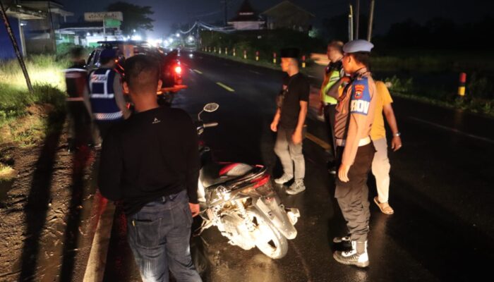Polres Bangkalan Gelar KRYD Bulan Suci Ramadhan 13 Motor Tanpa STNK Diamankan