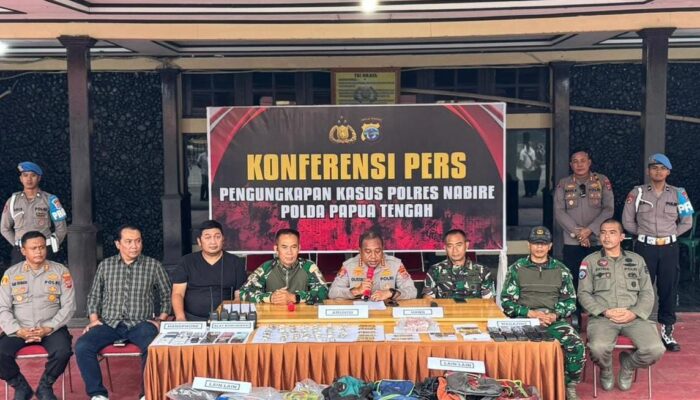 Kamp KKB di Nabarua Dibongkar Aparat Gabungan, Ratusan Amunisi dan Puluhan Juta Rupiah Diamankan