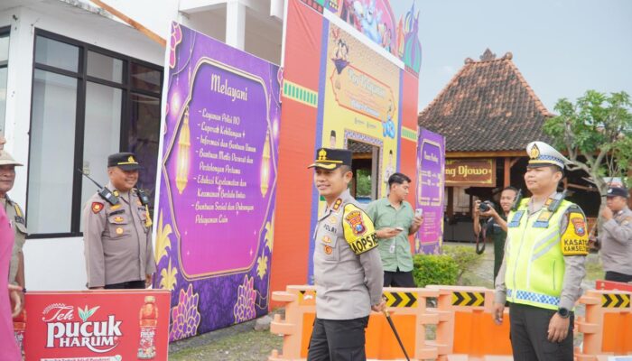 Tak Mau Ada Celah, Kapolres Pasuruan Cek Langsung Kesiapan Pos Mudik