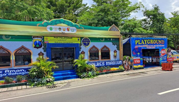 Layanan Mudik Polres Madiun, Sediakan Fasilitas Playground hingga Bengkel Gratis
