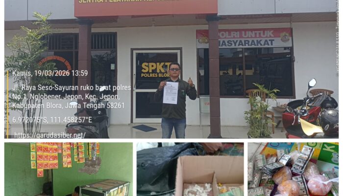 Bongkar Peredaran Obat Daftar G: Tim Media Ajukan Laporan ke SPKT Polres Blora