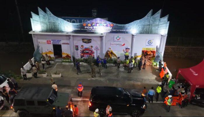 Dibangun Mirip IKN, Posyan Polres Probolinggo Manjakan Pemudik Dengan Berbagai Fasilitas Layanan Gratis