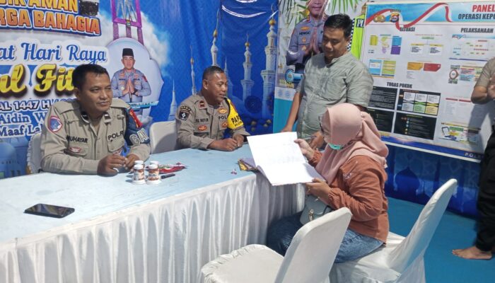 Pos Pengamanan Idul Fitri 2026 di Km 45 Tol Jakarta-Merak Berjalan Aman dan Kondusif