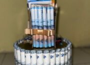 Polda Jawa Timur Berikan Parsel Unik dari Uang Pecahan Jadi Bentuk Apresiasi untuk Kaperwil Media Garudasiber