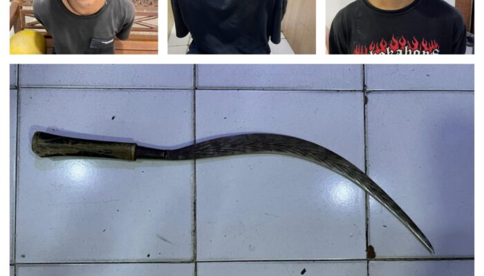 Unit Reskrim Polsek Bubutan Berhasil Ungkap Kasus Curas Sadis di Jalan. Dupak, Korban Luka Berat Dibacok Celurit