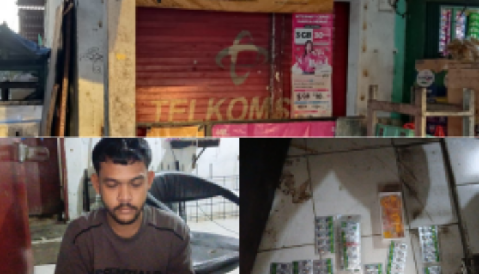 Berkedok Konter Pulsa, Ternyata Jual Obat Obatan Terlarang