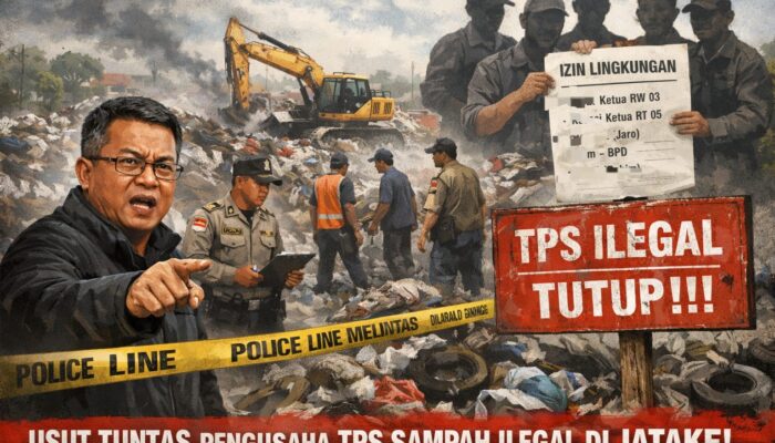 Usut Tuntas Para Oknum Pengelola Tempat Pembuangan Sampah Ilegal di Jatake