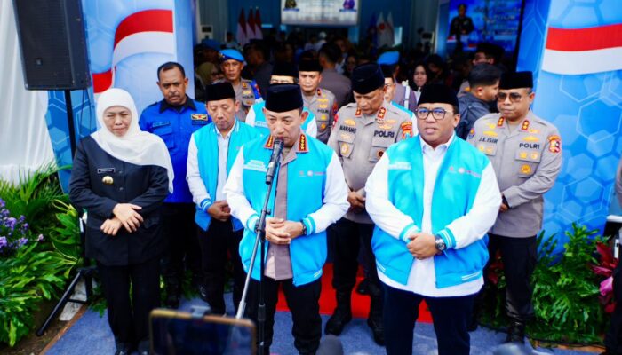 Silaturahmi Ramadhan Bareng KSPSI di Jatim, Kapolri Ajak Buruh Bersatu Dukung Upaya Perdamaian Presiden