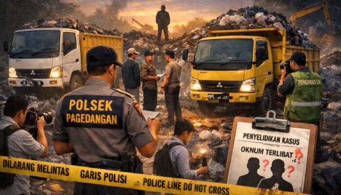 Polsek Pagedangan Diminta Usut Tuntas Dalang Aktivitas Pembuangan Sampah Ilegal