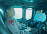 Cek Kesiapan Arus Mudik Pelabuhan Merak, Kapolri, Panglima hingga Menko PMK Patroli Naik Heli