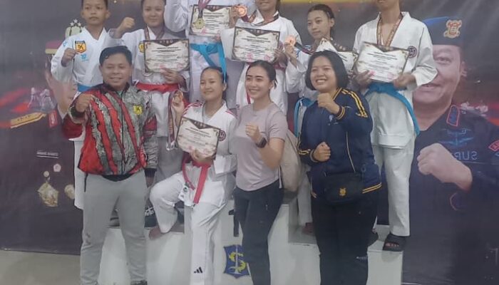 Kontingen Inkanas Polres Pasuruan Borong 6 Medali di Kejuaraan Karate Kapolda Jatim Cup 2026