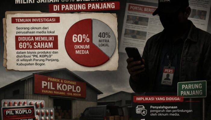 Diduga Oknum Media Bekingi Gembong Pil Koplo Inisial AL, Kuasai 60 Persen Saham