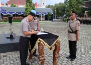 Sertijab Kapolsek Cluwak, Kapolresta Pati Tegaskan Nol Pelanggaran dan Perkuat Soliditas Internal