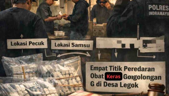 Diduga Awi Dan Andi Dry Gembong Peredaran Obat Keras Golongan G di Indramayu