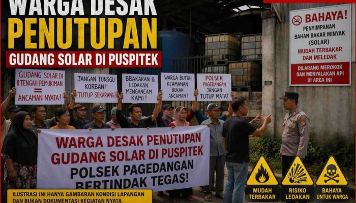 Warga Desak Penutupan Gudang Solar di Puspitek, Minta Polsek Pagedangan Bertindak Tegas