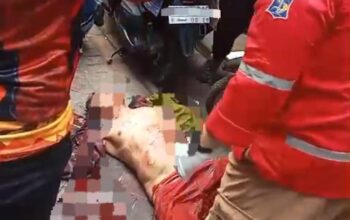 Pembacokan Brutal di Simokerto, Lansia Tewas Tragis di Tengah Gang Permukiman