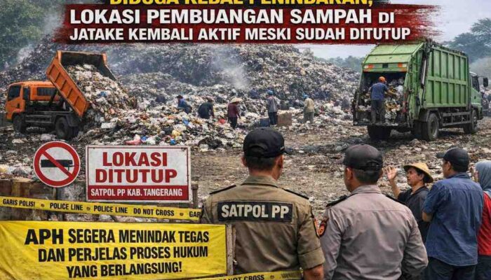 Diduga Kebal Penindakan, Lokasi Pembuangan Sampah di Jatake Kembali Aktif Meski Sudah Ditutup