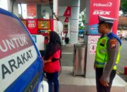 Polsek Tambaksari Polrestabes Surabaya Giat Patroli Pemantauan SPBU Jl. Indrakila
