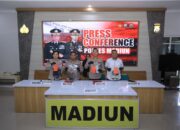 Polres Madiun Amankan Dua Tersangka Curanmor Modus Incar Motor di Persawahan dan Teras Rumah