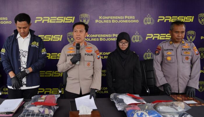 Polres Bojonegoro Ungkap Dua Kasus Curanmor, Dua Tersangka Diamankan