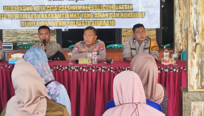 Polresta Sidoarjo Gelar Curhat Kamtibmas Perkuat Sinergi dan Serap Aspirasi Warga