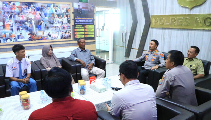 Polres Ngawi Apresiasi dan Dukung Pesilat Muda Berlaga di Kejuaraan Dunia