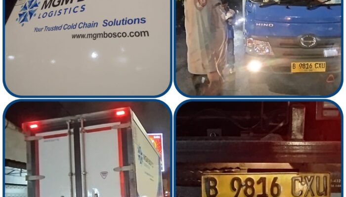 Mobil Box Ugal – Ugalan, Terobos Lampu Merah di TL Rangka, Tambakrejo, Nyaris Tabrak Mobil Patroli Polisi Polsek Tambaksari