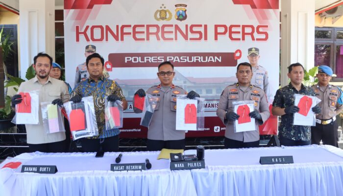 Polres Pasuruan Ungkap Tambang Andesit Ilegal di Purwosari, 5 Orang Ditetapkan Sebagai Tersangka