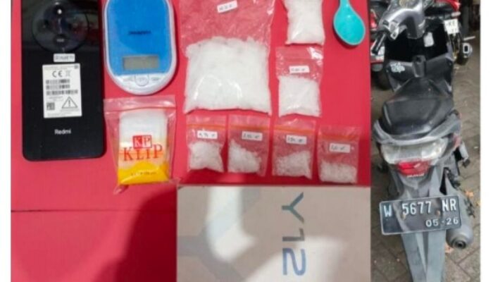 Polres Pasuruan Bekuk Pria Asal Pandaan dengan Barang Bukti 118 Gram Sabu