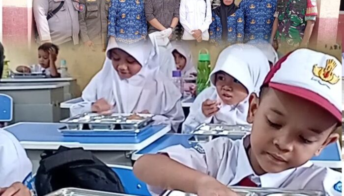 Distribusi Perdana Progam Makan Bergizi Gratis SPPG Purasari Resmi Dimulai
