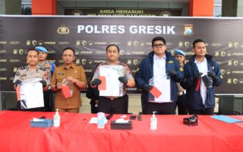 Polres Gresik Amankan Tersangka Penipuan Rekrutmen ASN Modus Jual Beli SK Palsu