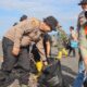 Polres Lumajang Bersama Pemda Gelar Aksi Bersihkan Pantai Bambang