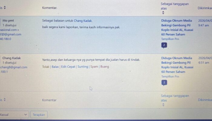 Warganet Mengomentari Dan Menyebutkan Nama Para Pelaku Usaha Obat Keras Terlarang Jenis Golongan G