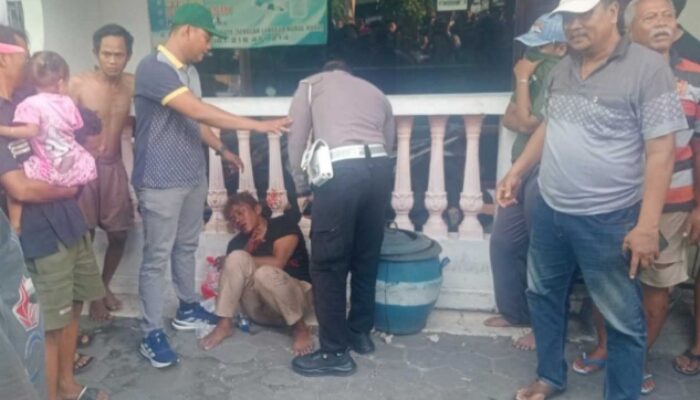 Gagal Jambret Kalung Emas Keok Dimassa Warga Jalan Raya Platuk