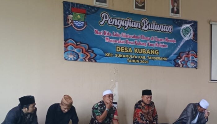 Halal Bihalal Desa Kubang, KH Abdul Syair Tekankan Pentingnya Silaturahmi di Tengah Masyarakat