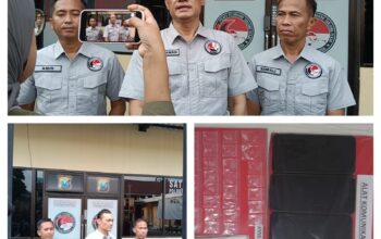 Satresnarkoba Polres Tanjung Perak Ungkap Jaringan Pengedar Sabu di Jalan Wonosari Surabaya.