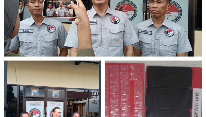 Satresnarkoba Polres Tanjung Perak Ungkap Jaringan Pengedar Sabu di Jalan Wonosari Surabaya.