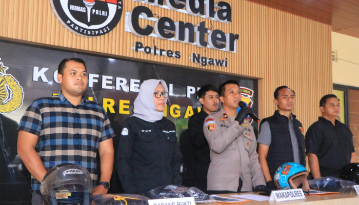 Polres Ngawi Amankan 2 Tersangka Pengeroyokan di Paron Motif Atribut Perguruan Silat