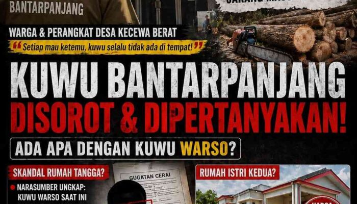 Kinerja Kuwu Bantarpanjang Disorot: Dugaan Ilegal Logging hingga Minimnya Kehadiran di Kantor Desa